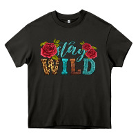 Asphalt stay wild Heavy Core Tee - HRA Design Shop