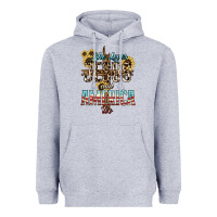 She Loves Jesus And America Too Sunflower Heavyweight Hoodie | Teevron