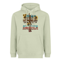 Matcha She loves Jesus and America too sunflower Heavyweight Hoodie - HowdyJamesFarm