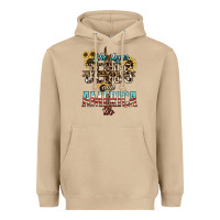 Mushroom She loves Jesus and America too sunflower Heavyweight Hoodie - HowdyJamesFarm