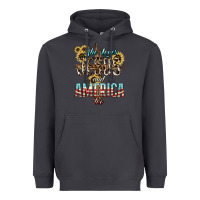 Smoke She loves Jesus and America too sunflower Heavyweight Hoodie - HowdyJamesFarm