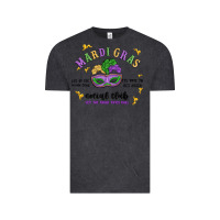 Vintage Black mardi gras social club Vintage Tee - MaliasSmallBusiness