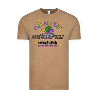Vintage Coffee mardi gras social club Vintage Tee - MaliasSmallBusiness
