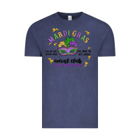 Vintage Denim mardi gras social club Vintage Tee - MaliasSmallBusiness