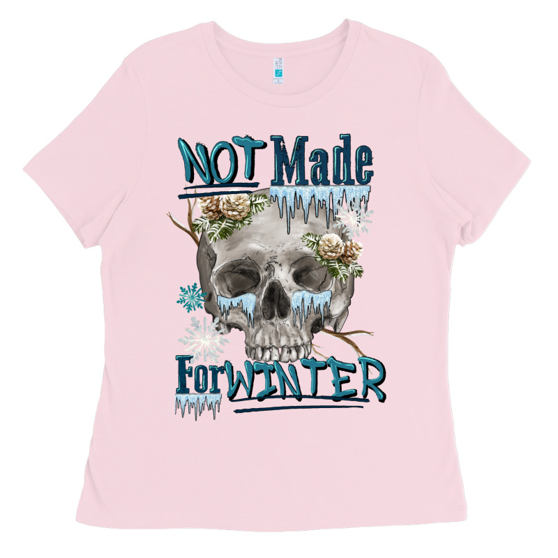 Not Made For Winter Skull Ladies Tee by FaDigitalArtStudio | Teevron