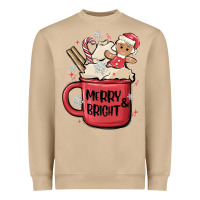 Mushroom merry and bright Heavyweight Sweatshirt - MaliasSmallBusiness