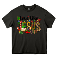 Asphalt Christmas love like jesus Heavy Core Tee - FaDigitalArtStudio