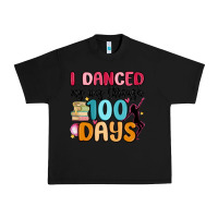Black i danced my way through 100 days Urban Heavy Tee - MaliasSmallBusiness