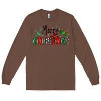 Chestnut faith cross merry christmas Long Sleeve Tee - MaliasSmallBusiness
