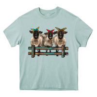 Arona 3 sheeps suffolk ewe with bandanas and fence Heavy Core Tee - BarkalooDesign
