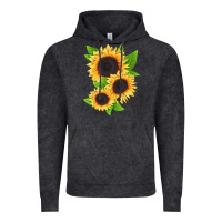 Vintage Black treetops sunflower Vintage Hoodie - LillyAllenDesigns