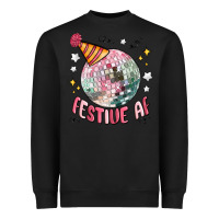 Black festive af Heavyweight Sweatshirt - MaliasSmallBusiness