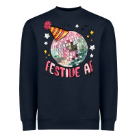 Navy festive af Heavyweight Sweatshirt - MaliasSmallBusiness