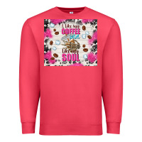 Cardinal i like my coffee cold like my soul Premium Sweatshirt - TumblerDesignByShophia