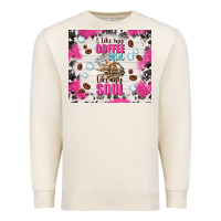 Sandshell i like my coffee cold like my soul Premium Sweatshirt - TumblerDesignByShophia