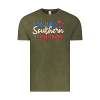Vintage Olive proud southern american Vintage Tee - MaliasSmallBusiness