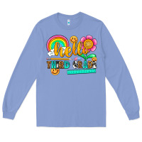 Colony Blue hello third grade Long Sleeve Tee - NancyCooperArtShop