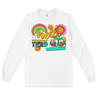 White hello third grade Long Sleeve Tee - NancyCooperArtShop