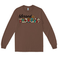 Chestnut blessed teacher Long Sleeve Tee - JahusDesignShop