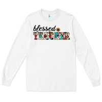 White blessed teacher Long Sleeve Tee - JahusDesignShop