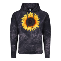 Cloud Black treetops sunflower Vintage Hoodie - LillyAllenDesigns