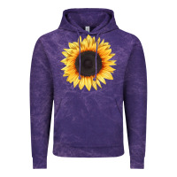 Cloud Purple treetops sunflower Vintage Hoodie - LillyAllenDesigns
