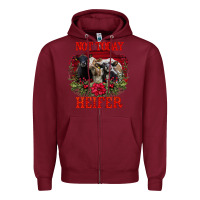 Burgundy Not Today Heifer Zipper Hoodie - Bettercallsaul