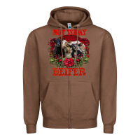 Chestnut Not Today Heifer Zipper Hoodie - Bettercallsaul