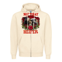 Sandshell Not Today Heifer Zipper Hoodie - Bettercallsaul