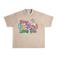 French Oak some bunny loves you easter Urban Heavy Tee - MaliasSmallBusiness