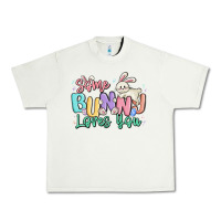 Pistachio some bunny loves you easter Urban Heavy Tee - MaliasSmallBusiness