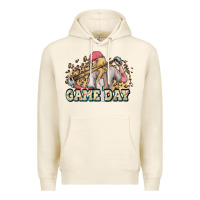 Tofu game day baseball leopard Premium Hoodie - HowdyJamesFarm