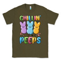 Army Green chillin' with my peeps Classic Tee - MaliasSmallBusiness
