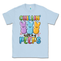 Dusty Blue chillin' with my peeps Classic Tee - MaliasSmallBusiness