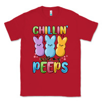 Red chillin' with my peeps Classic Tee - MaliasSmallBusiness