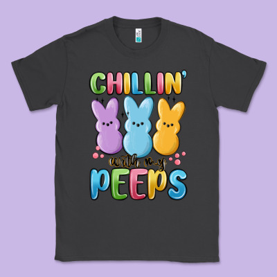 Chillin' With My Peeps Classic Tee Designed By Maliassmallbusiness