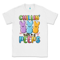 White chillin' with my peeps Classic Tee - MaliasSmallBusiness