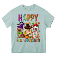 Arona Happy hallothankmas dog Heavy Core Tee - FaDigitalArtStudio