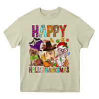 Mossy Happy hallothankmas dog Heavy Core Tee - FaDigitalArtStudio