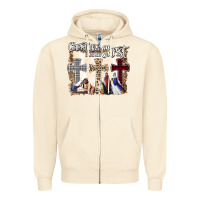 Sandshell Christmas Begins With Christ Zipper Hoodie - Bettercallsaul