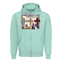 Seafoam Christmas Begins With Christ Zipper Hoodie - Bettercallsaul