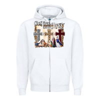 White Christmas Begins With Christ Zipper Hoodie - Bettercallsaul
