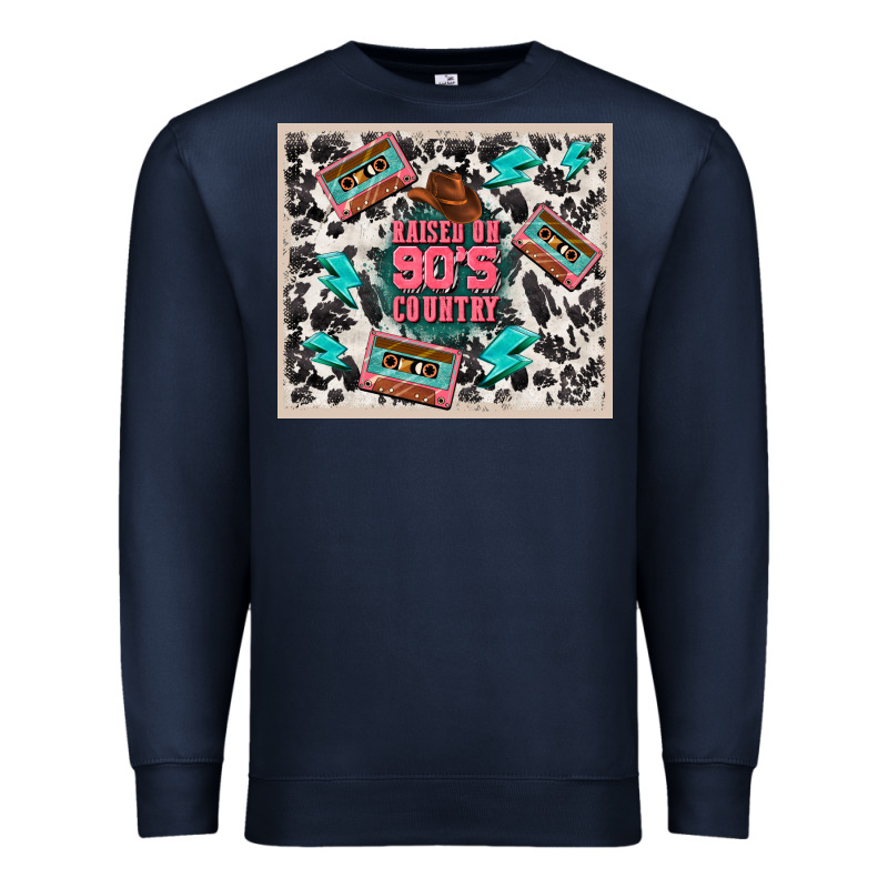 Raised 90's Country Premium Sweatshirt by TumblerDesignByShophia | Teevron