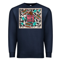 Navy raised 90's country Premium Sweatshirt - TumblerDesignByShophia