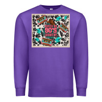Purple raised 90's country Premium Sweatshirt - TumblerDesignByShophia