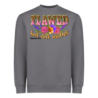 Storm flawed but still worthy romans 5 8 Heavyweight Sweatshirt - NancyCooperArtShop