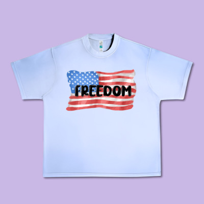 Freedom Usa Urban Heavy Tee Designed By Maliassmallbusiness
