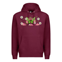 Burgundy self love Premium Hoodie - TumblerDesignByShophia