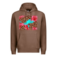 Chestnut valentine's day leopard background Premium Hoodie - JahusDesignShop