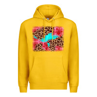 Lemon valentine's day leopard background Premium Hoodie - JahusDesignShop